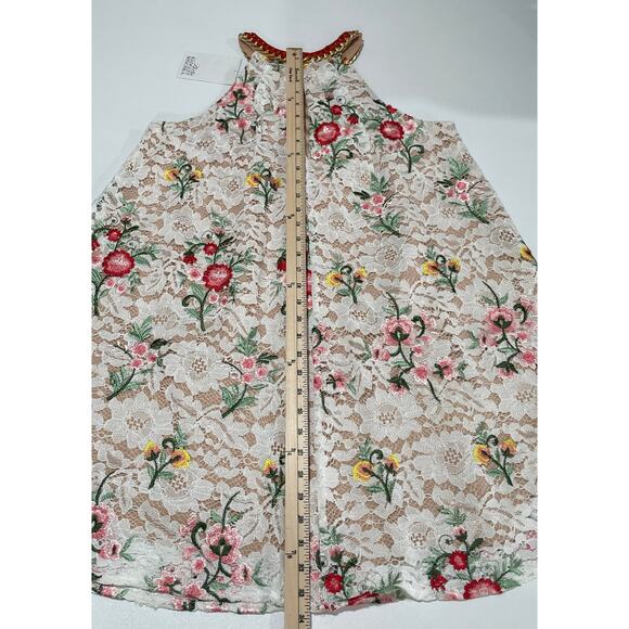 Belle by Badgley Mischka Eve Dress Floral Lace Size 8 NWT - Picture 10 of 14